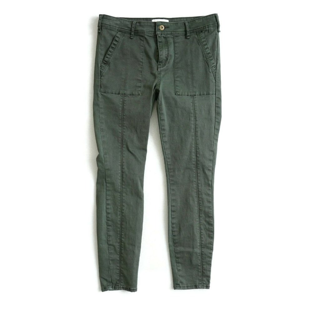 Anthropologie Womens High Rise Skinny Twill Jeans